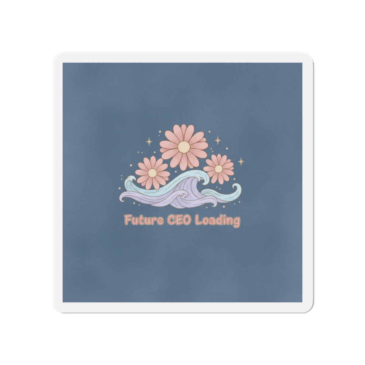 Daisies And Gentle Waves Die-Cut Magnet – Future Ceo Loading