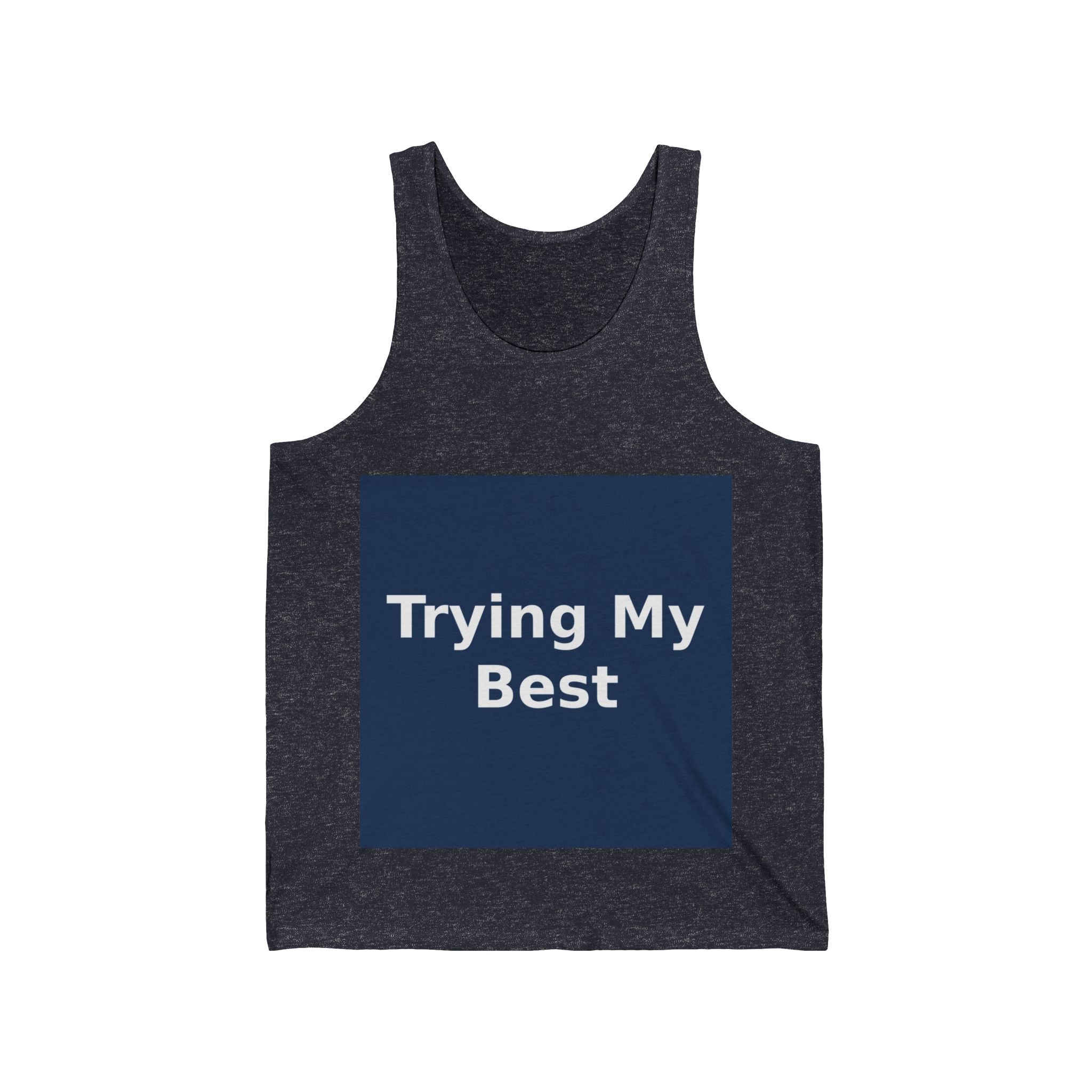 "Trying My Best" Black Cat Tank Top | College Girl Gift | Fashion | KayKay Classics