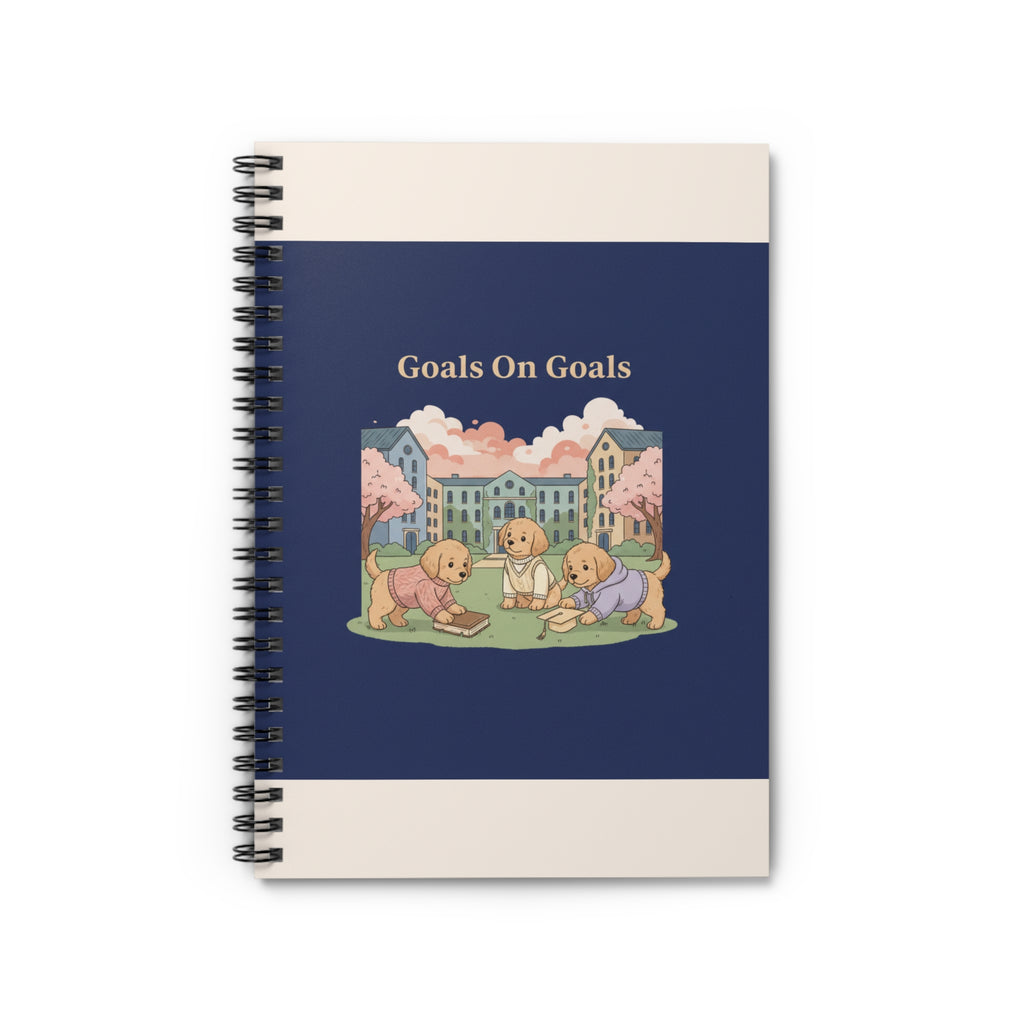Goals on Goals Spiral Notebook – Home Decor