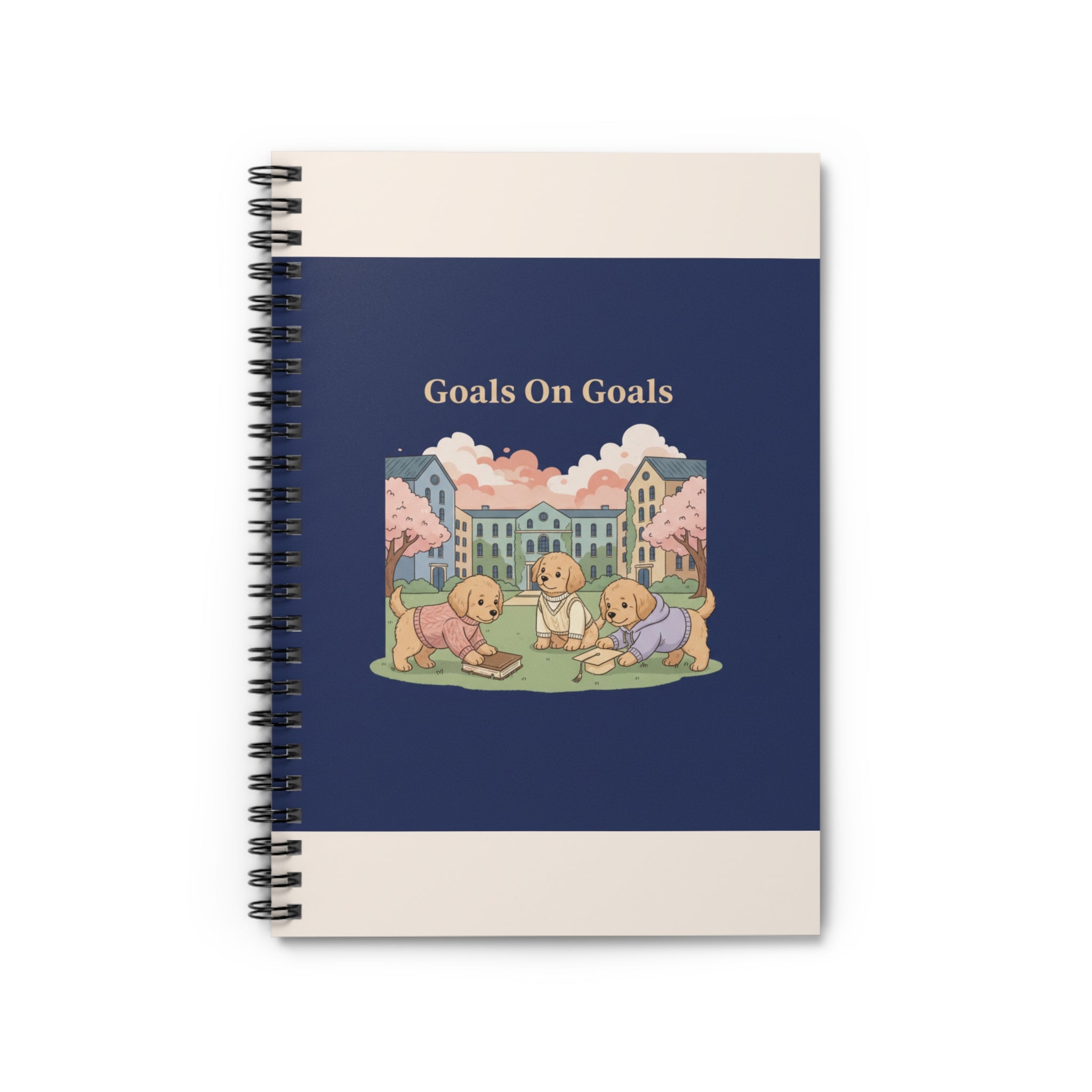 Goals on Goals Spiral Notebook – Home Decor