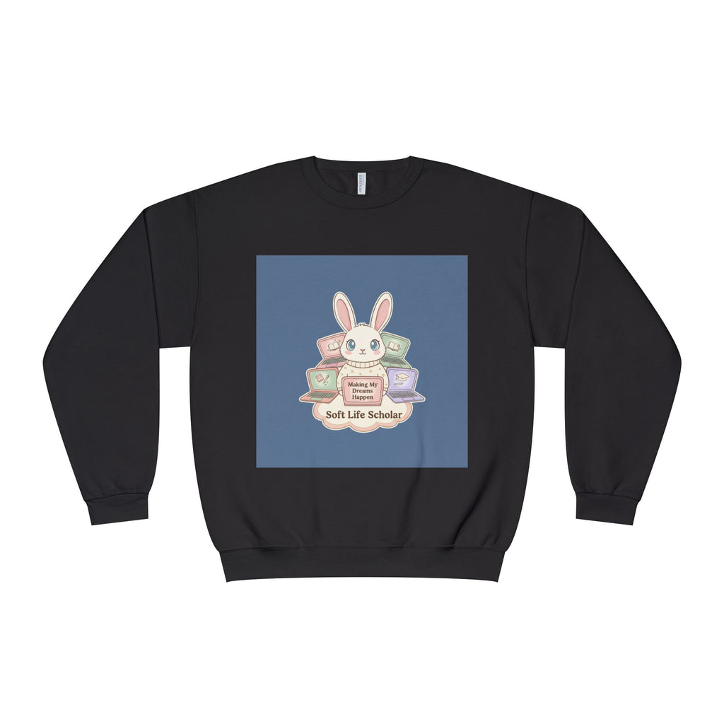 Bunny Crewneck Sweatshirt – Making My Dreams Happen Soft Life Schola