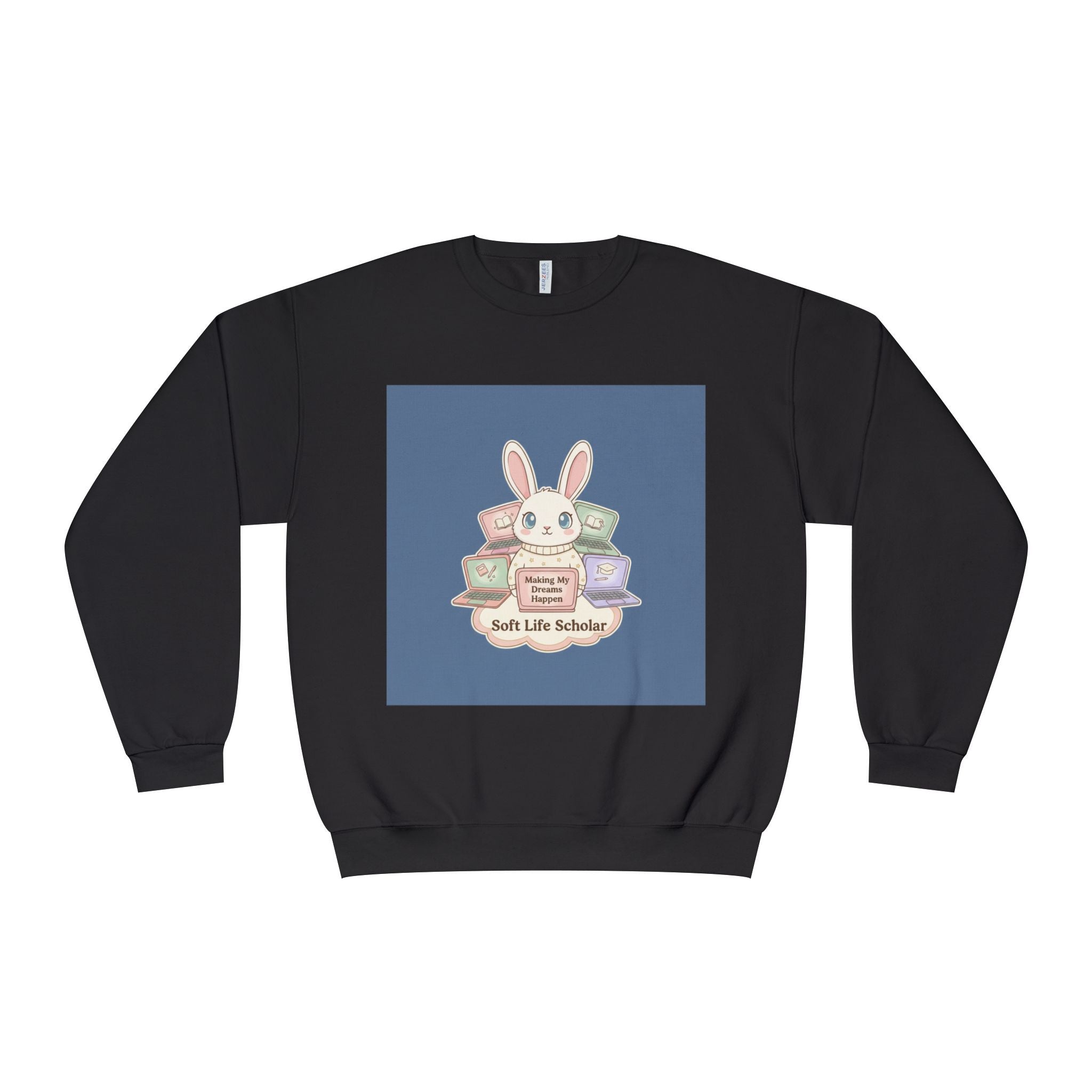 Bunny Crewneck Sweatshirt – Making My Dreams Happen Soft Life Schola