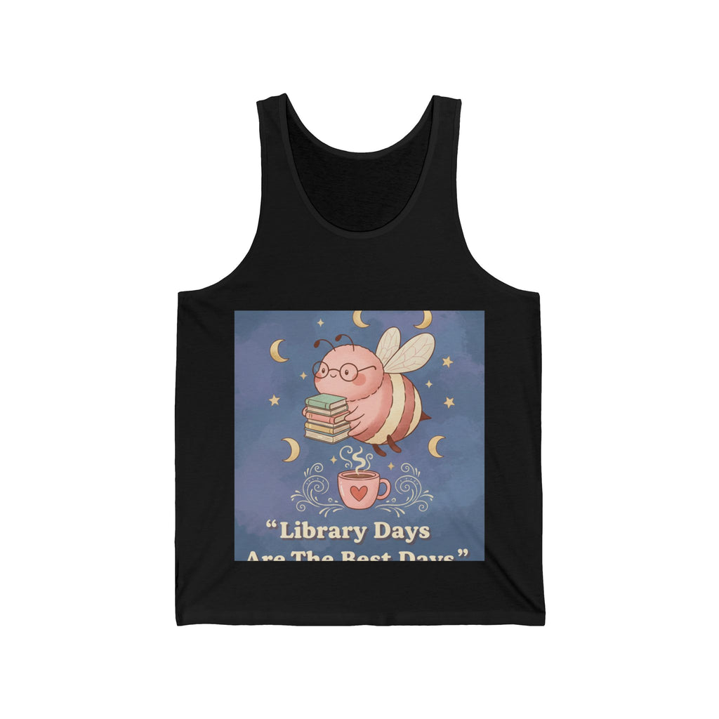 Bee Tank Top – Library Days Are the Best Days