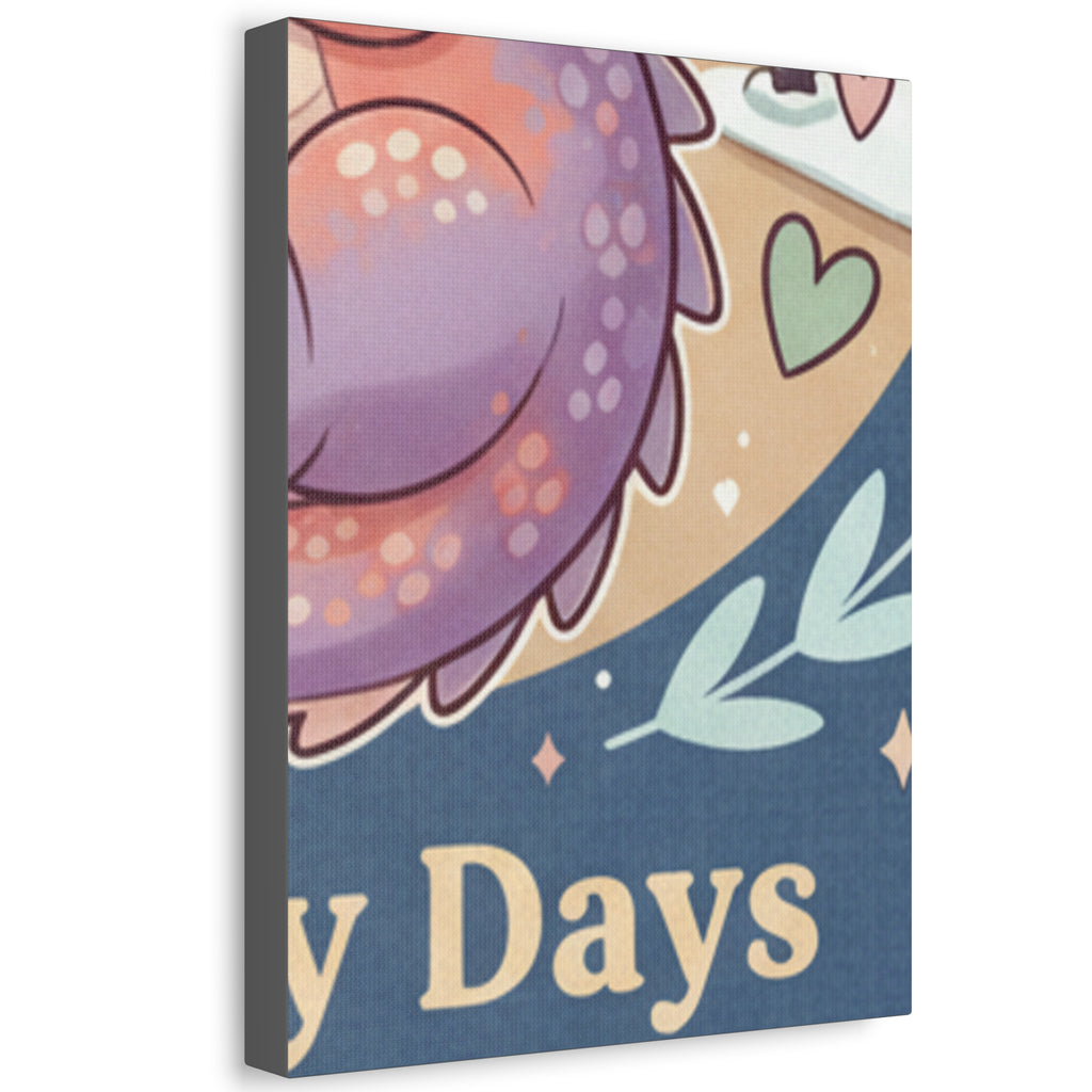Library Days Are the Best Days Canvas