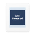 "Well Dressed" Black Cat Canvas | College Girl Gift | Fashion | KayKay Classics