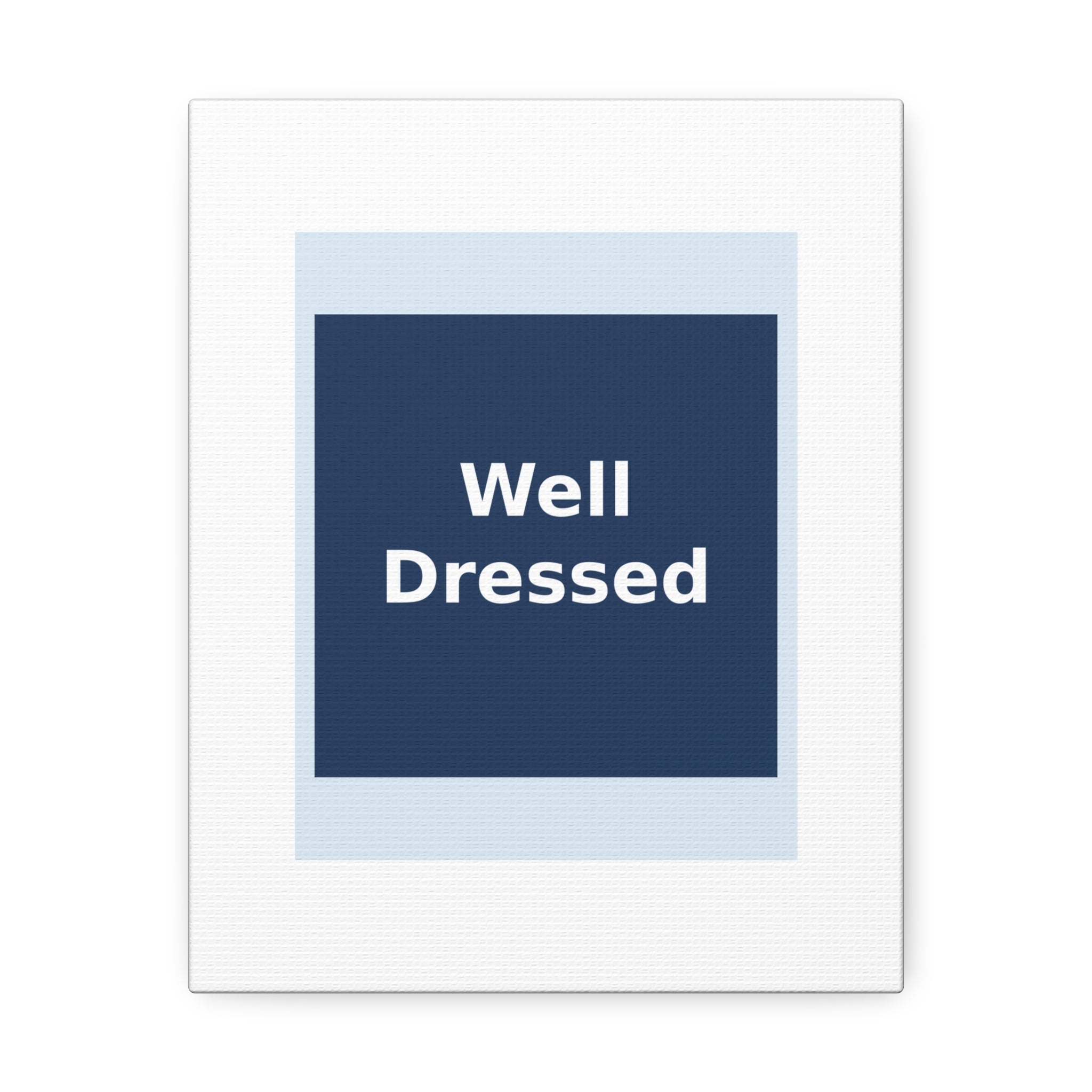 "Well Dressed" Black Cat Canvas | College Girl Gift | Fashion | KayKay Classics