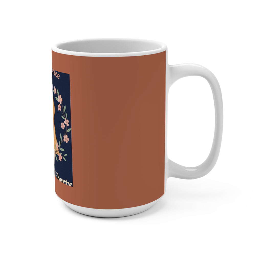 Golden Retriever Mug 15oz – Bloom With Grace