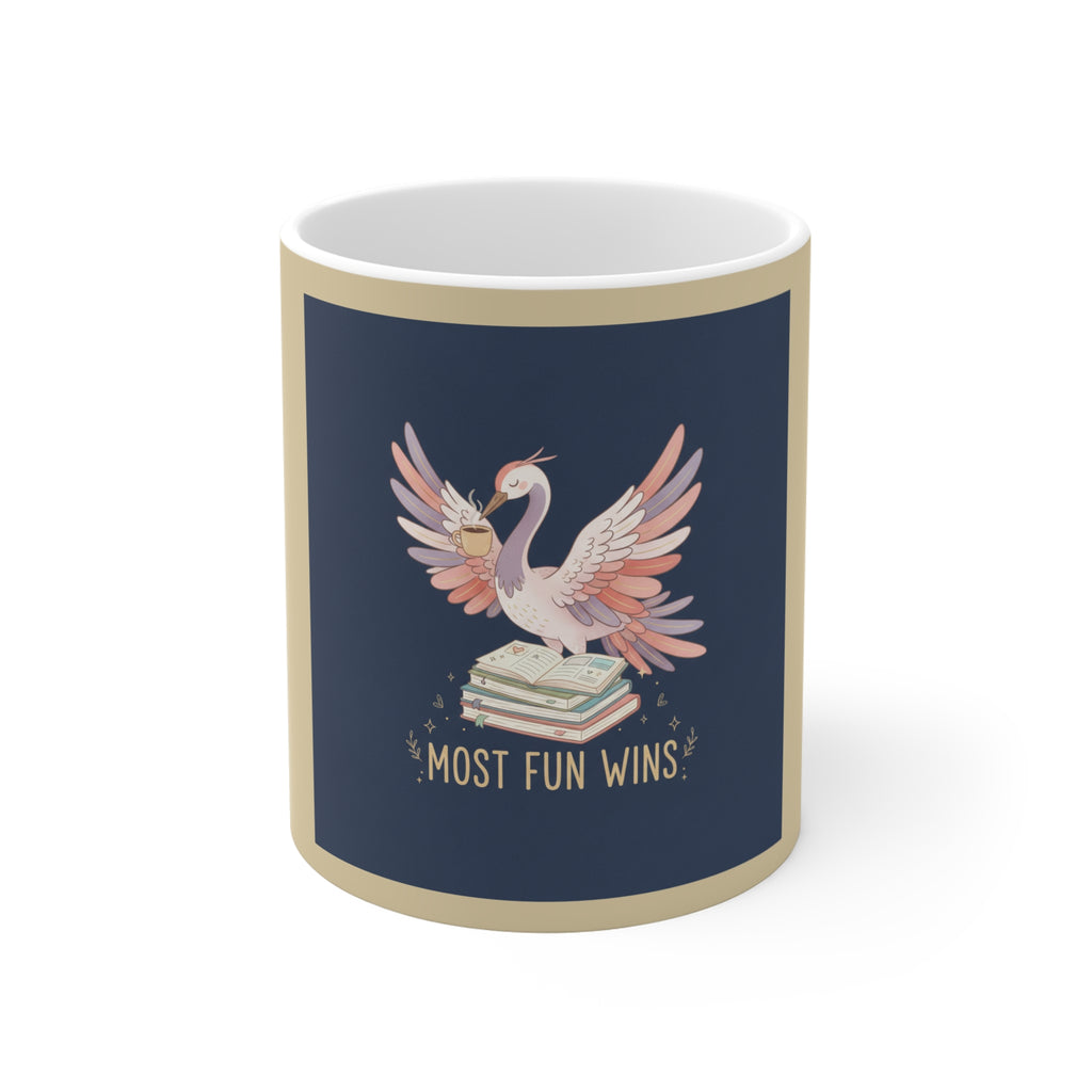 Crane Mug 11oz – Most Fun Wins