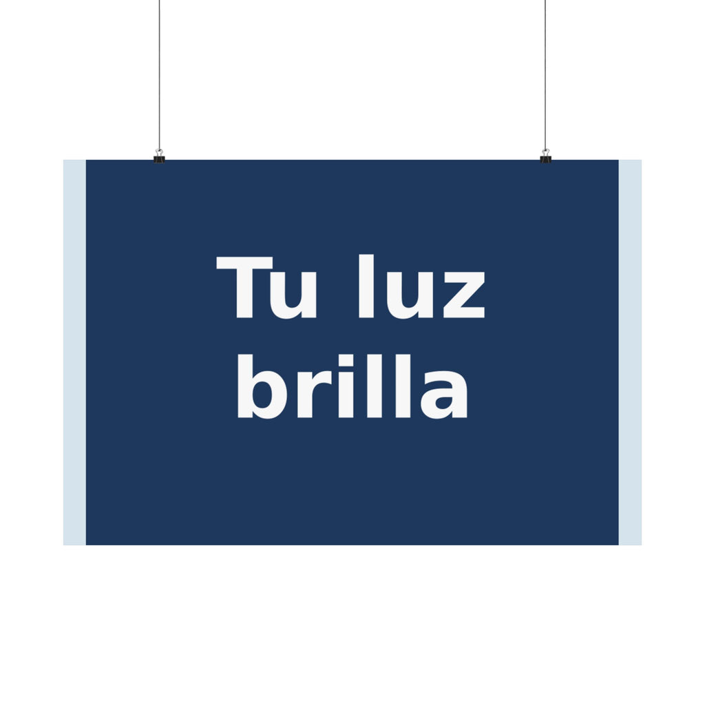 "Tu luz brilla" Black Cat Poster | Trendy Gift for Her | Lifestyle | KayKay Classics