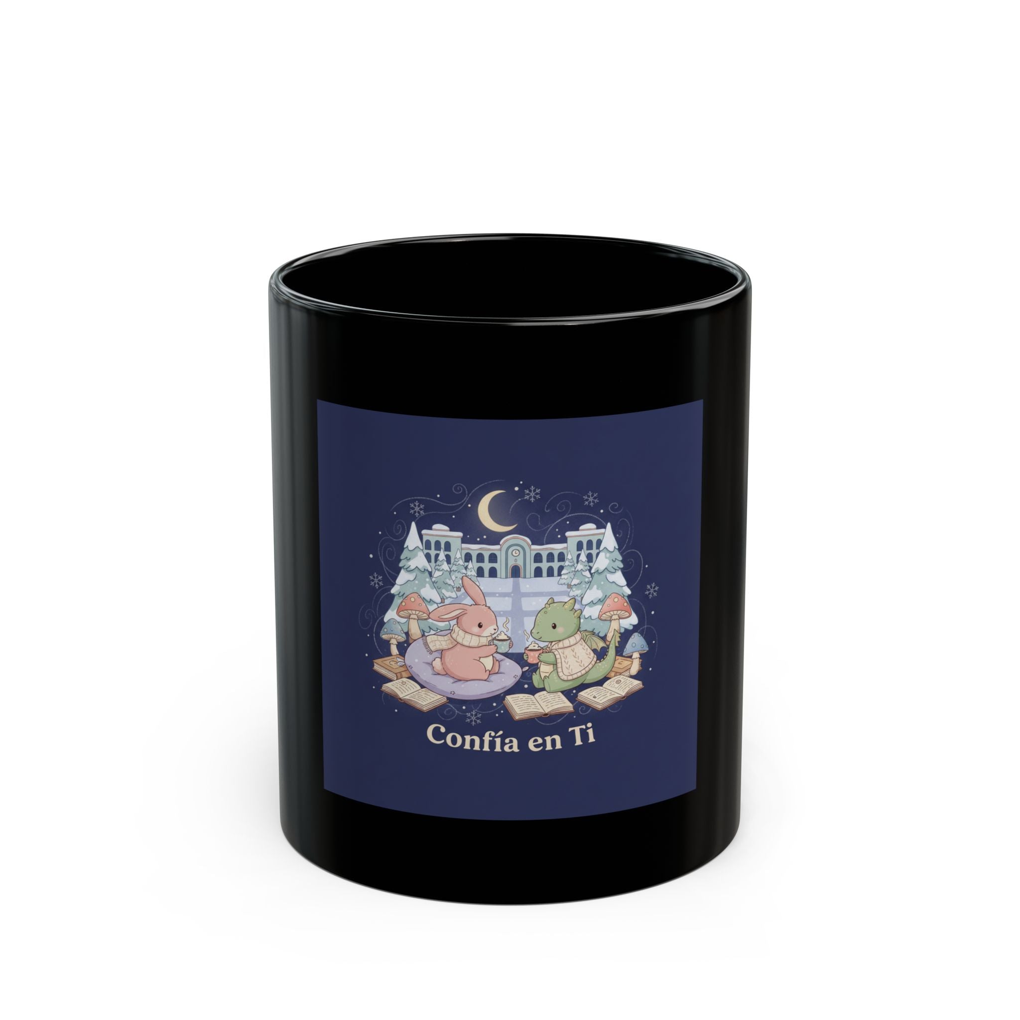 Bear Black Mug 11oz – Confa en Ti