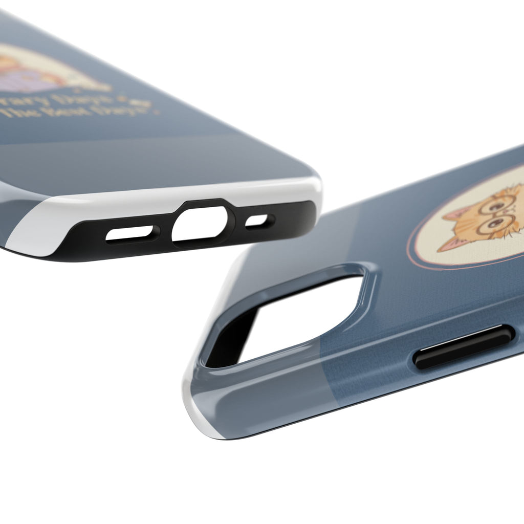 Cat Tough Phone Case – Library Days Are the Best Days