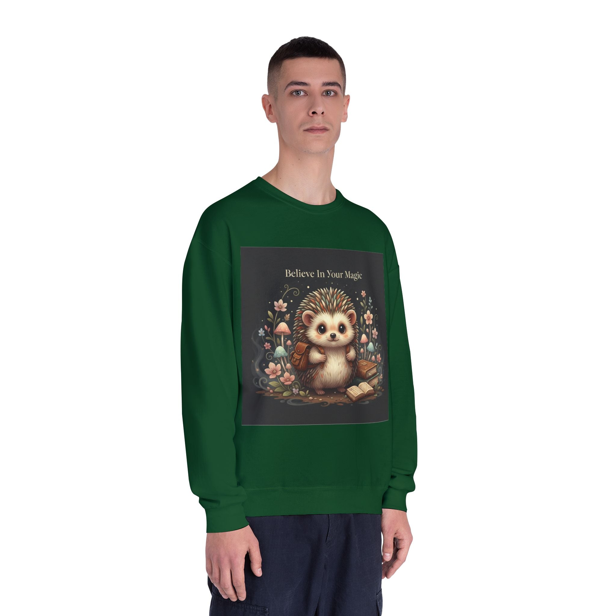Hedgehog Crewneck Sweatshirt – Believe in Your Magic