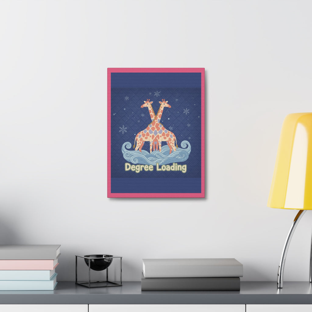 Degree Loading Giraffe Canvas