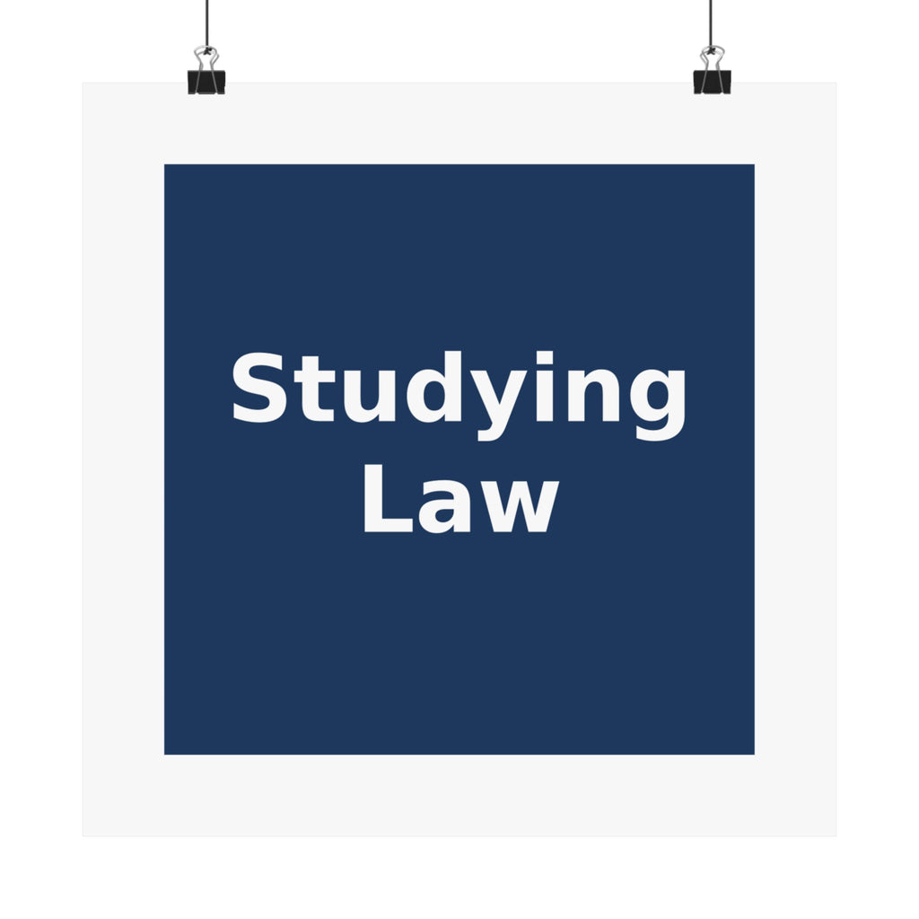Studying Law - KayKay Poster