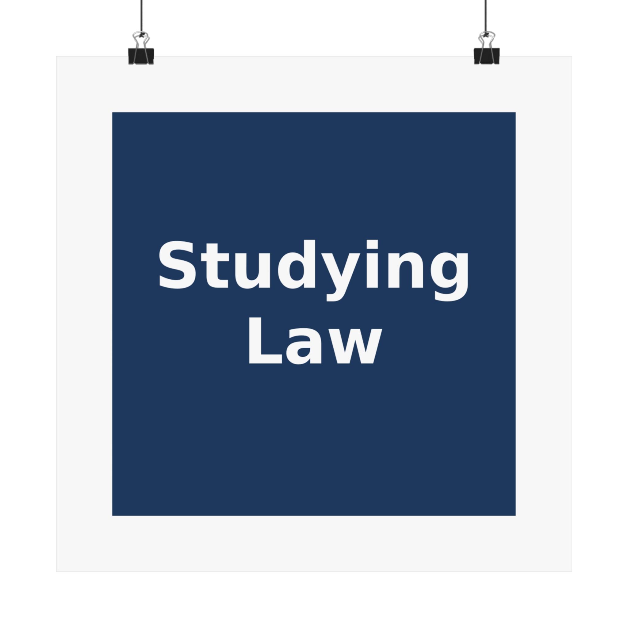 Studying Law - KayKay Poster