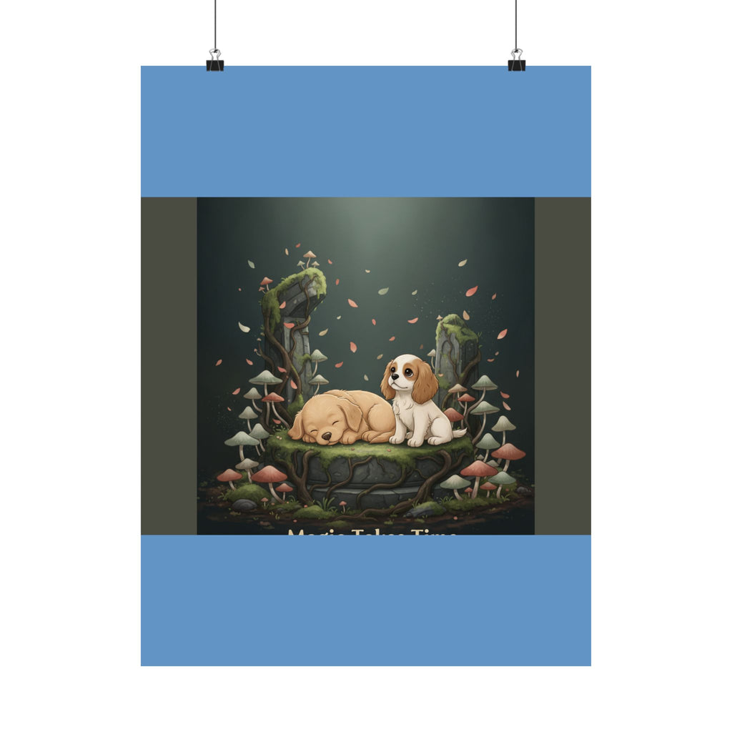 Puppies Poster – Magic Takes Time
