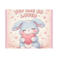 "YOU ARE SO LOVED" Black Cat Poster | College Girl Gift | Fashion | KayKay Classics