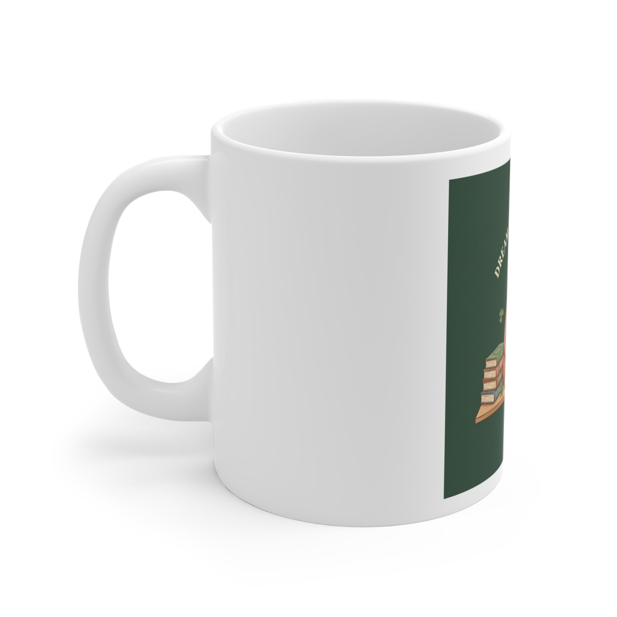 Dream Big Study Hard Cozy bear Mug 11oz