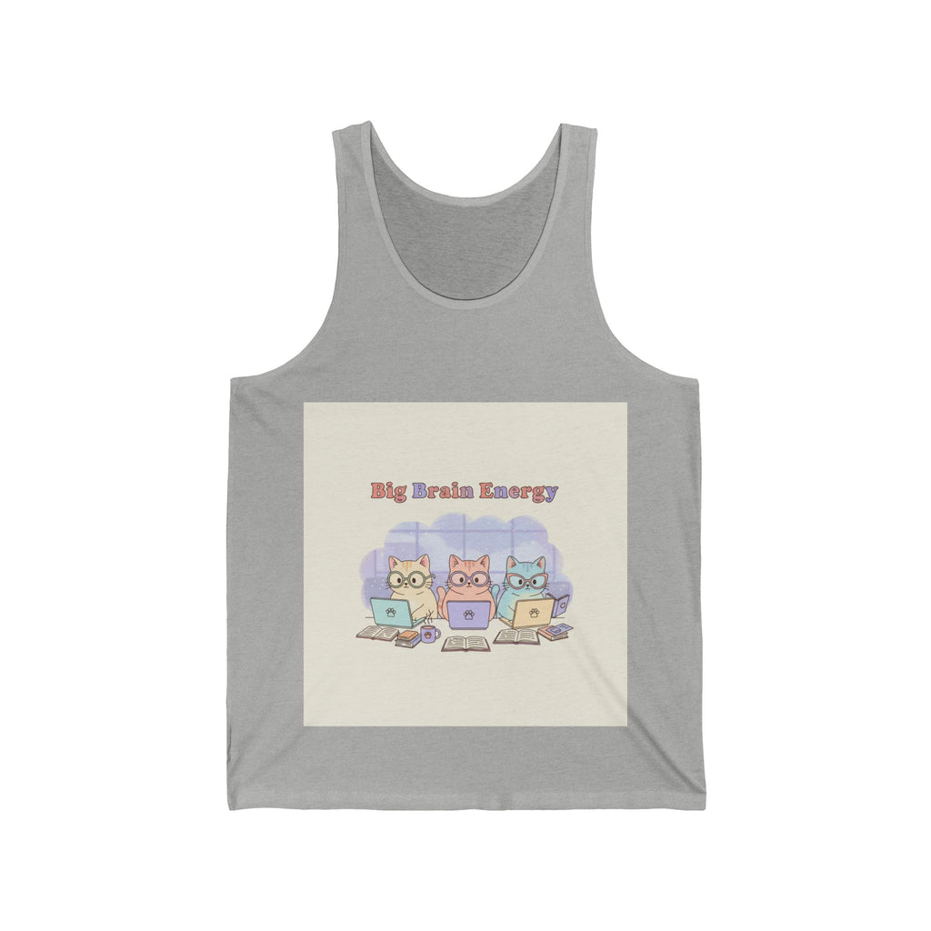 Big Brain Energy Cats Tank Top