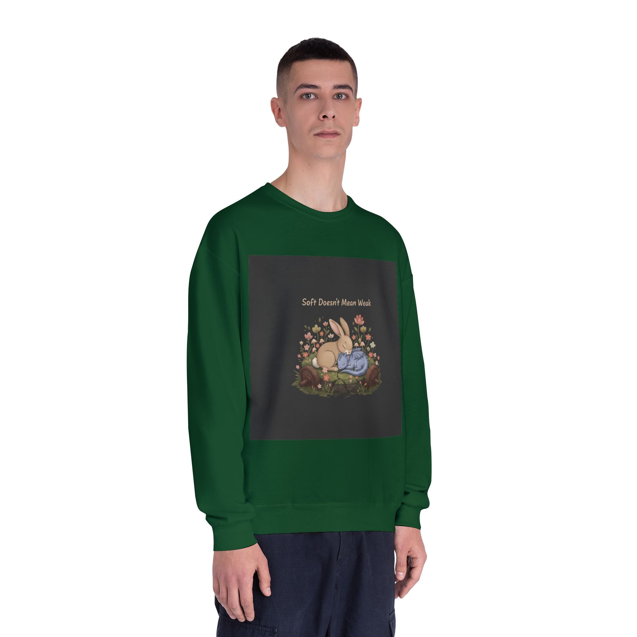 Dragon Crewneck Sweatshirt – Soft Doesnt Mean Weak