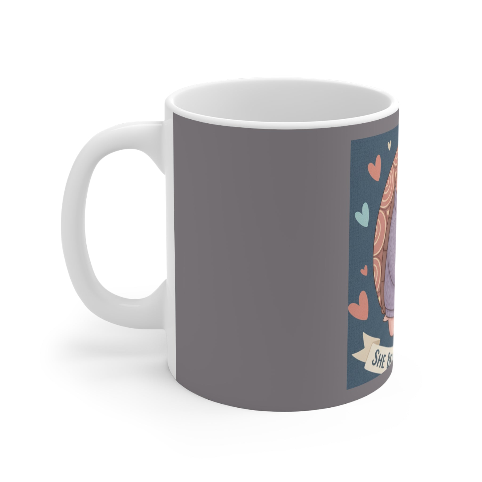 Turtle Mug 11oz – She Believed She Could