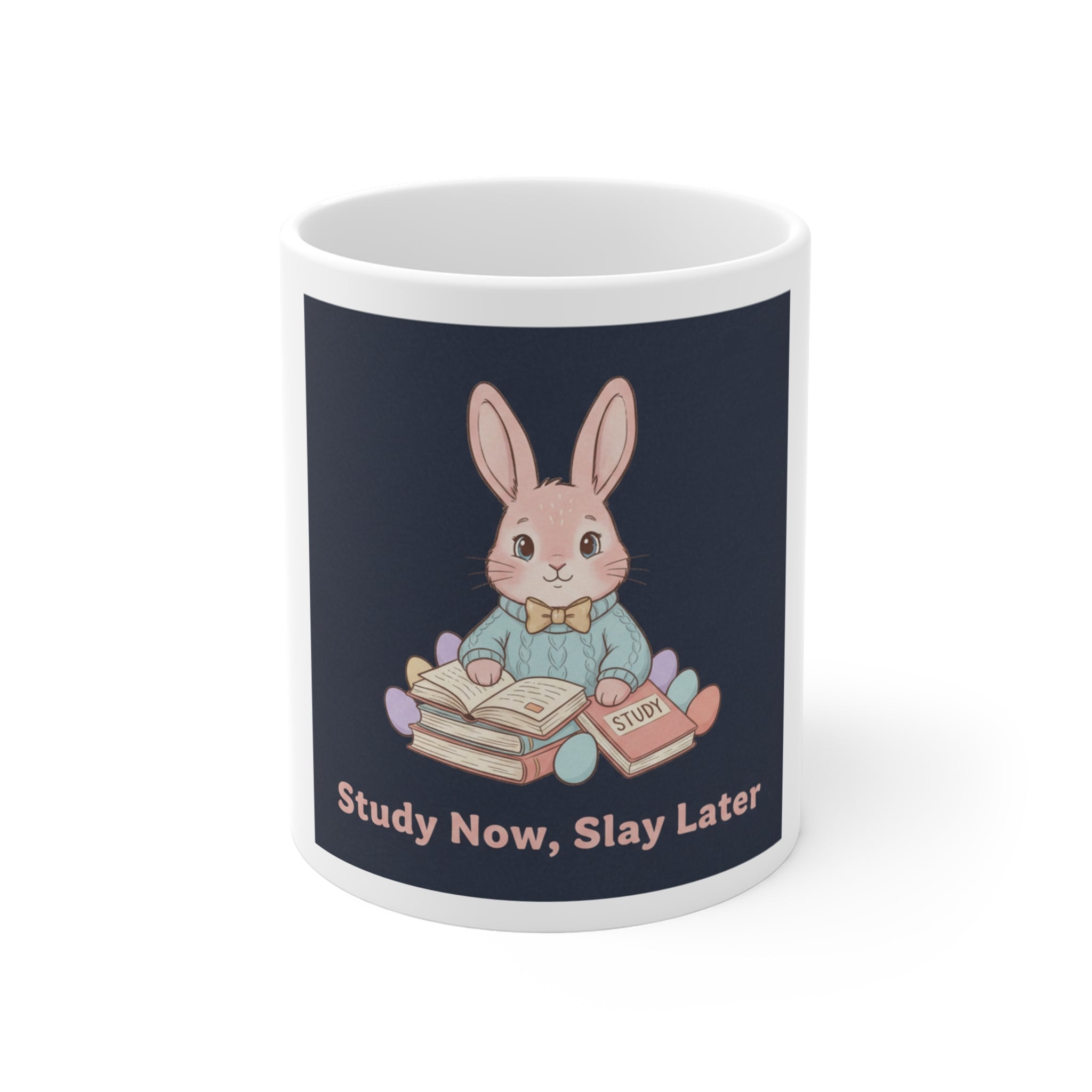 Bear Mug 11oz – Study Now Slay Later