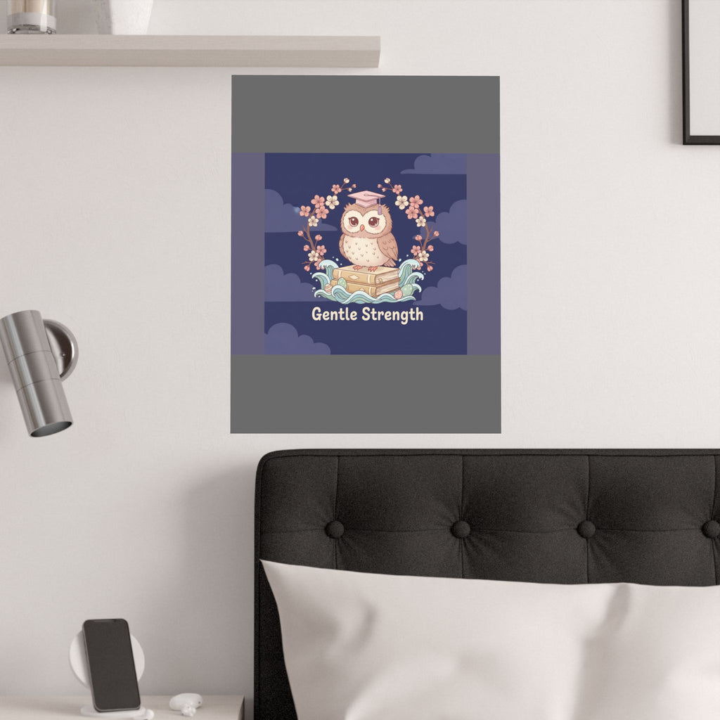 Owl Poster – Gentle Strength