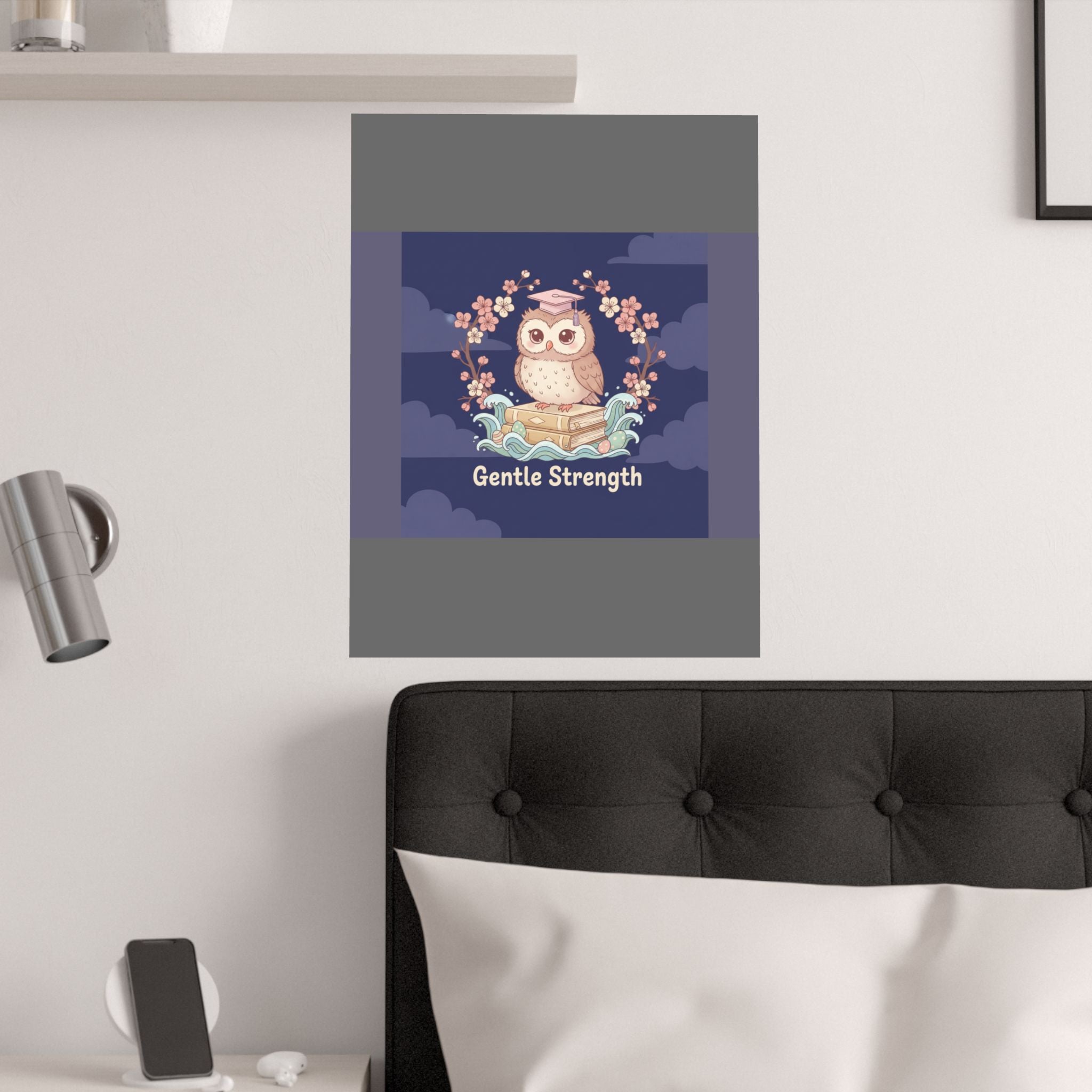 Owl Poster – Gentle Strength