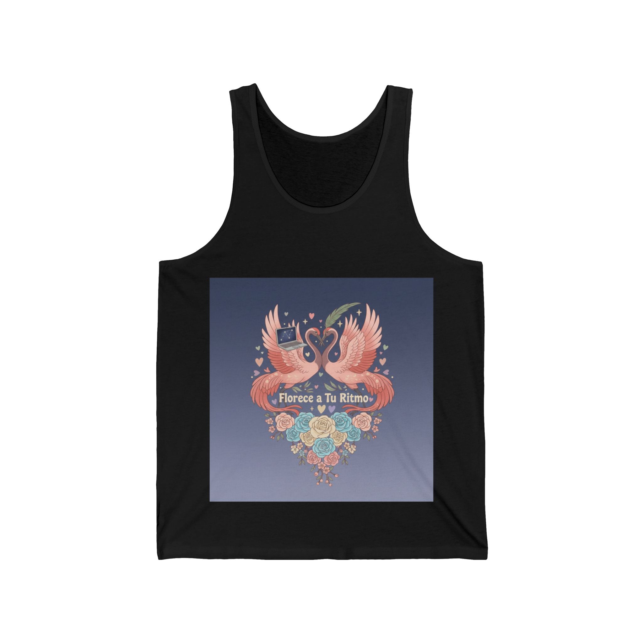 Florece a Tu Ritmo Flamingo Tank Top