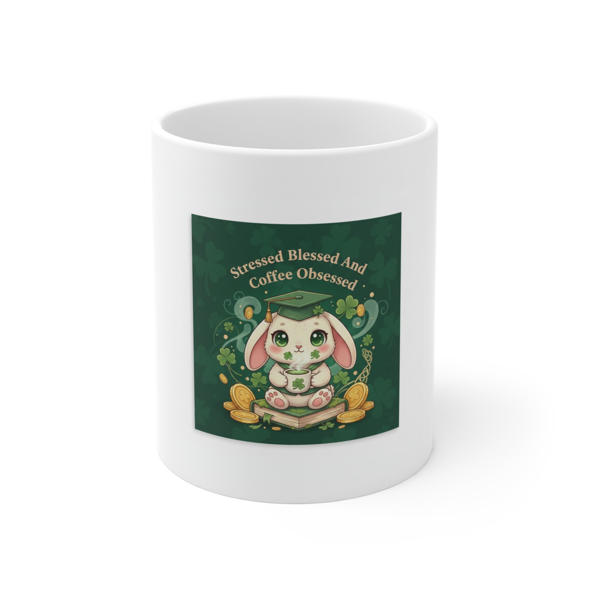 Stressed Blessed and Coffee Obsessed Mug 11oz