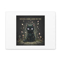 Black Cat Canvas Print – Success Looks Good on You