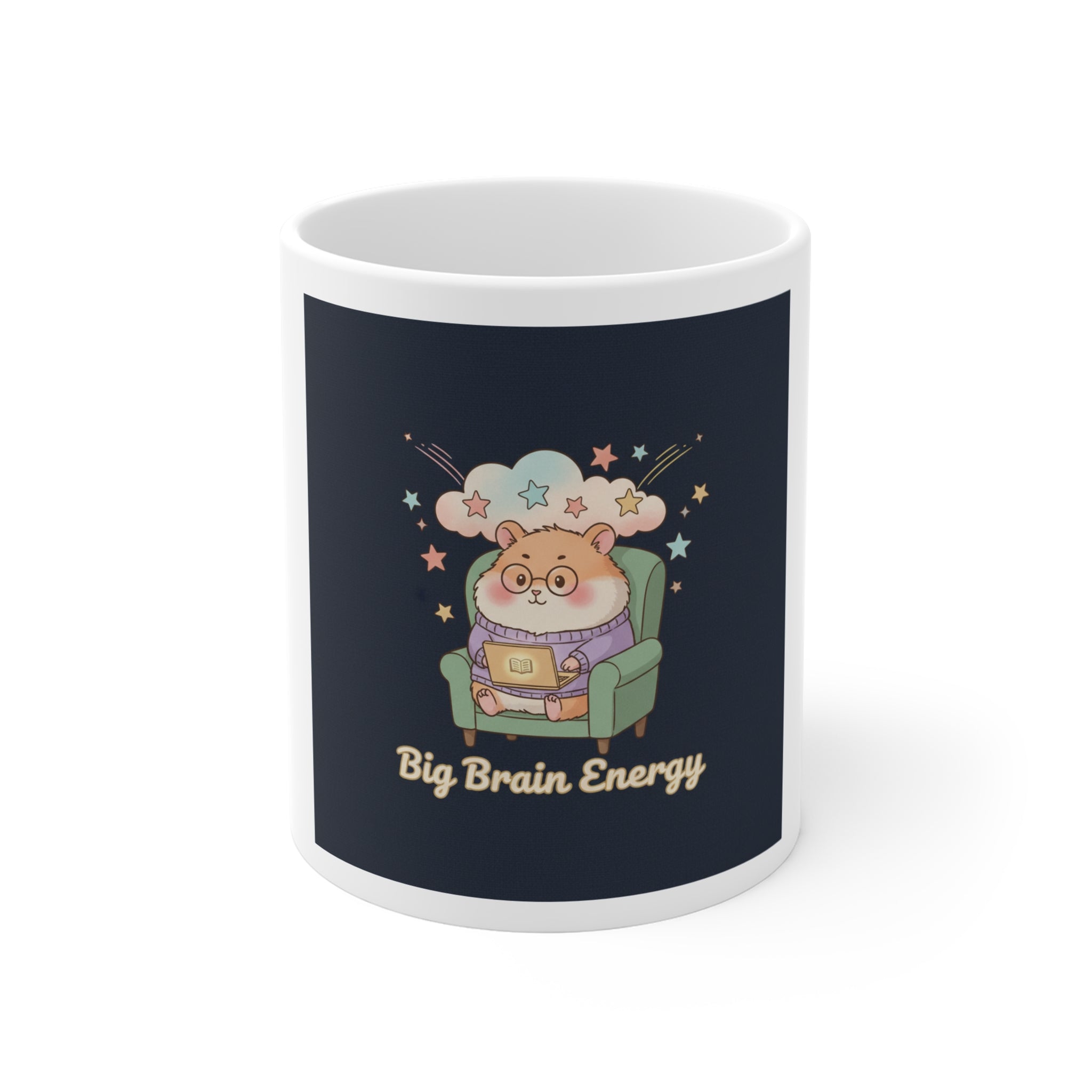 Big Brain Energy Hamster Mug 11oz