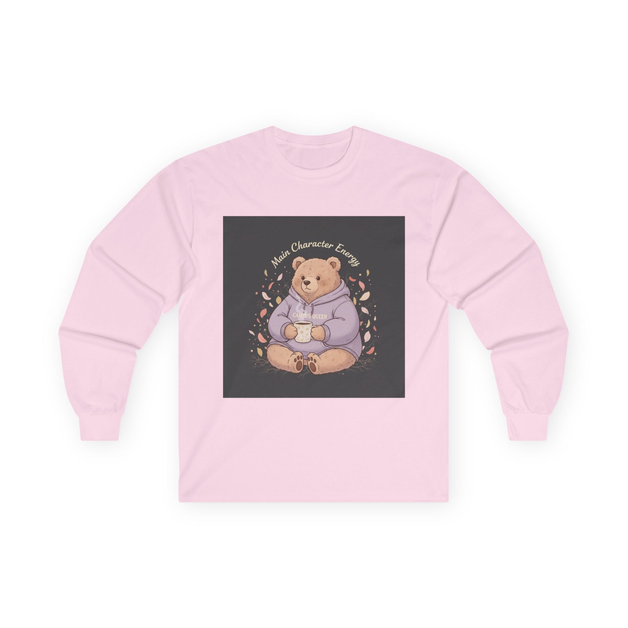 Bear Long Sleeve Tee – Main Character Energy