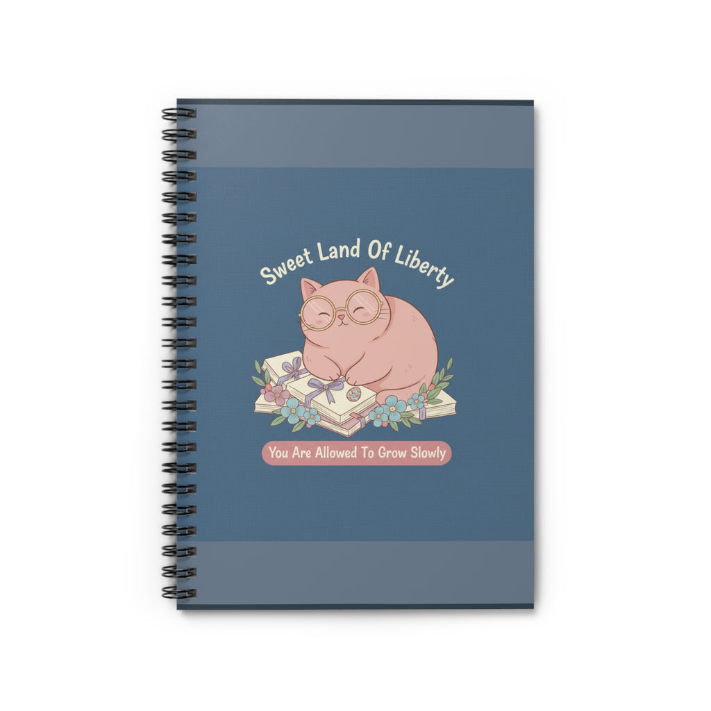 Cat Spiral Notebook – Sweet Land of Liberty