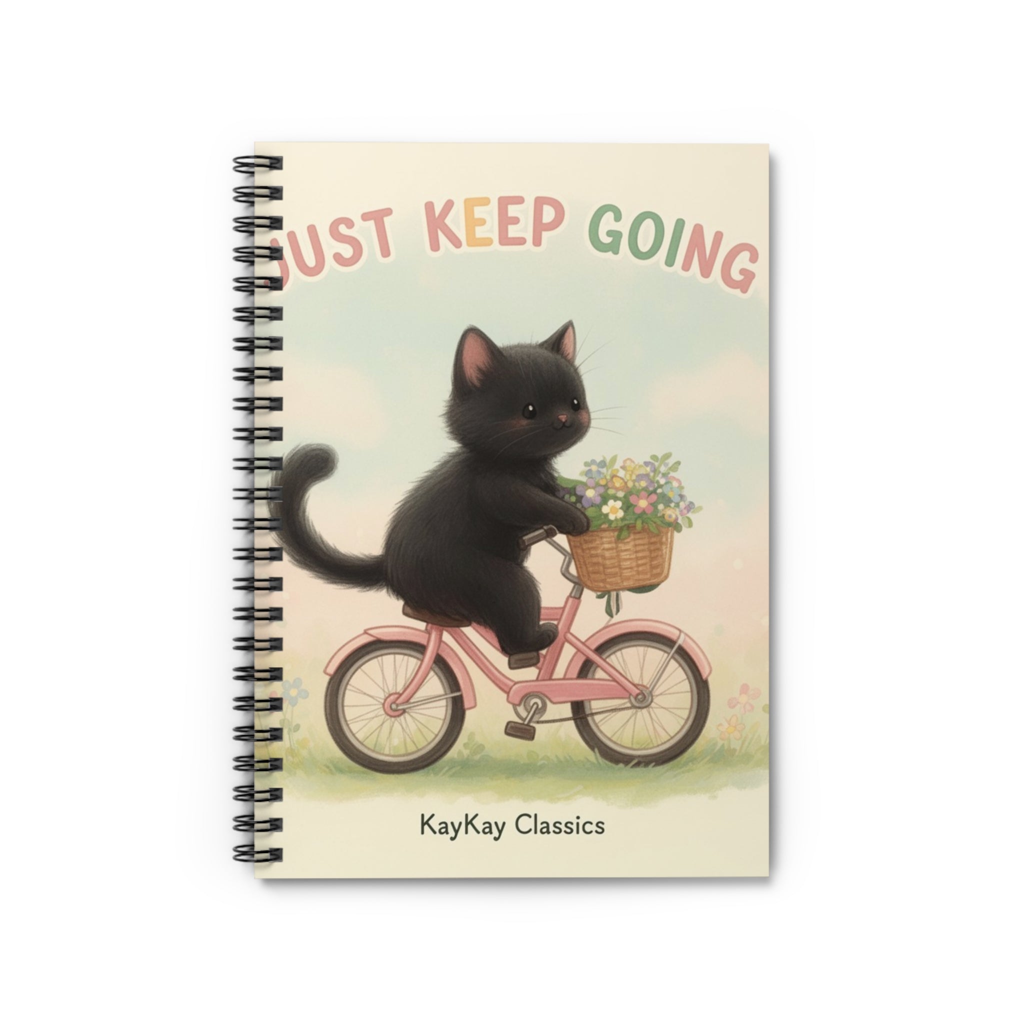 JUST KEEP GOING Spiral Notebook
