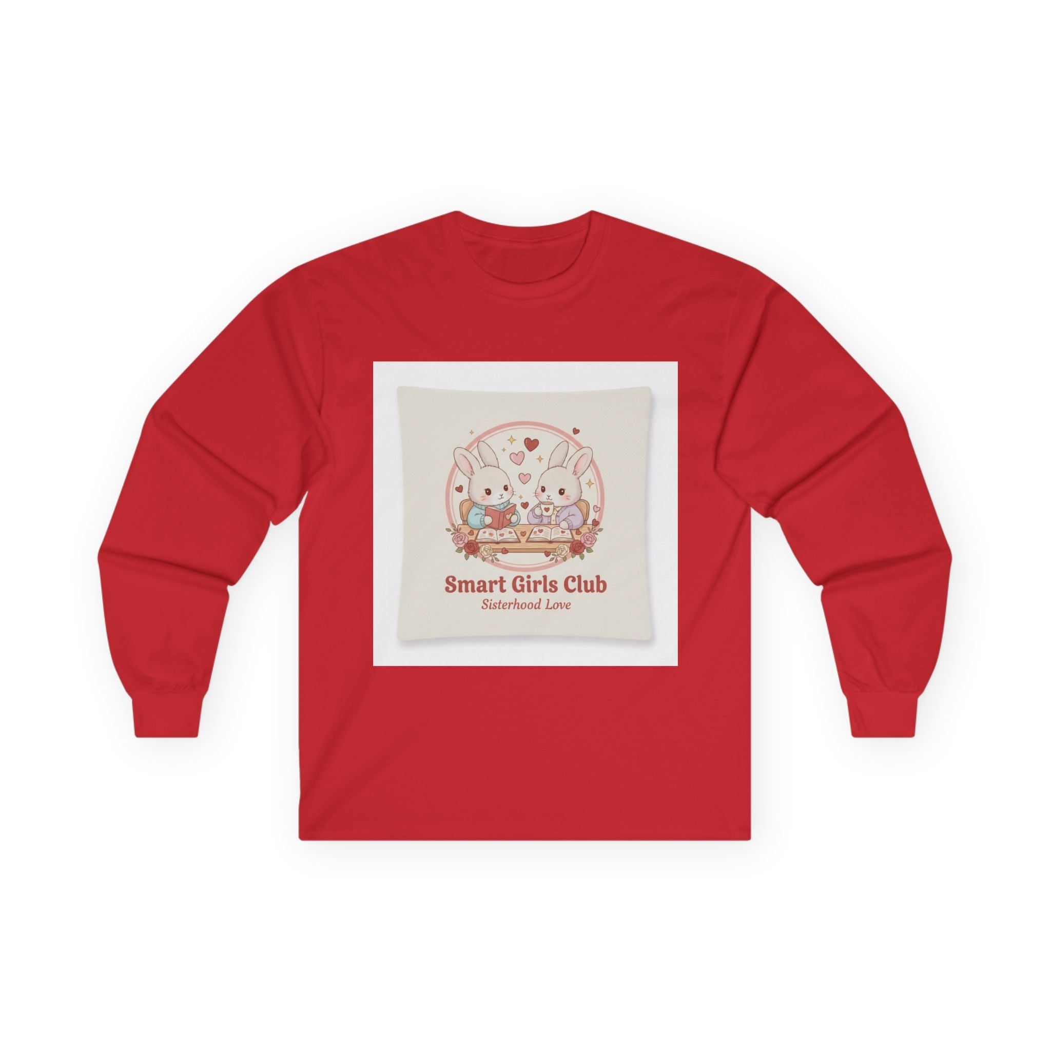 Smart Girls Club Sisterhood Love Rabbit Long Sleeve Tee