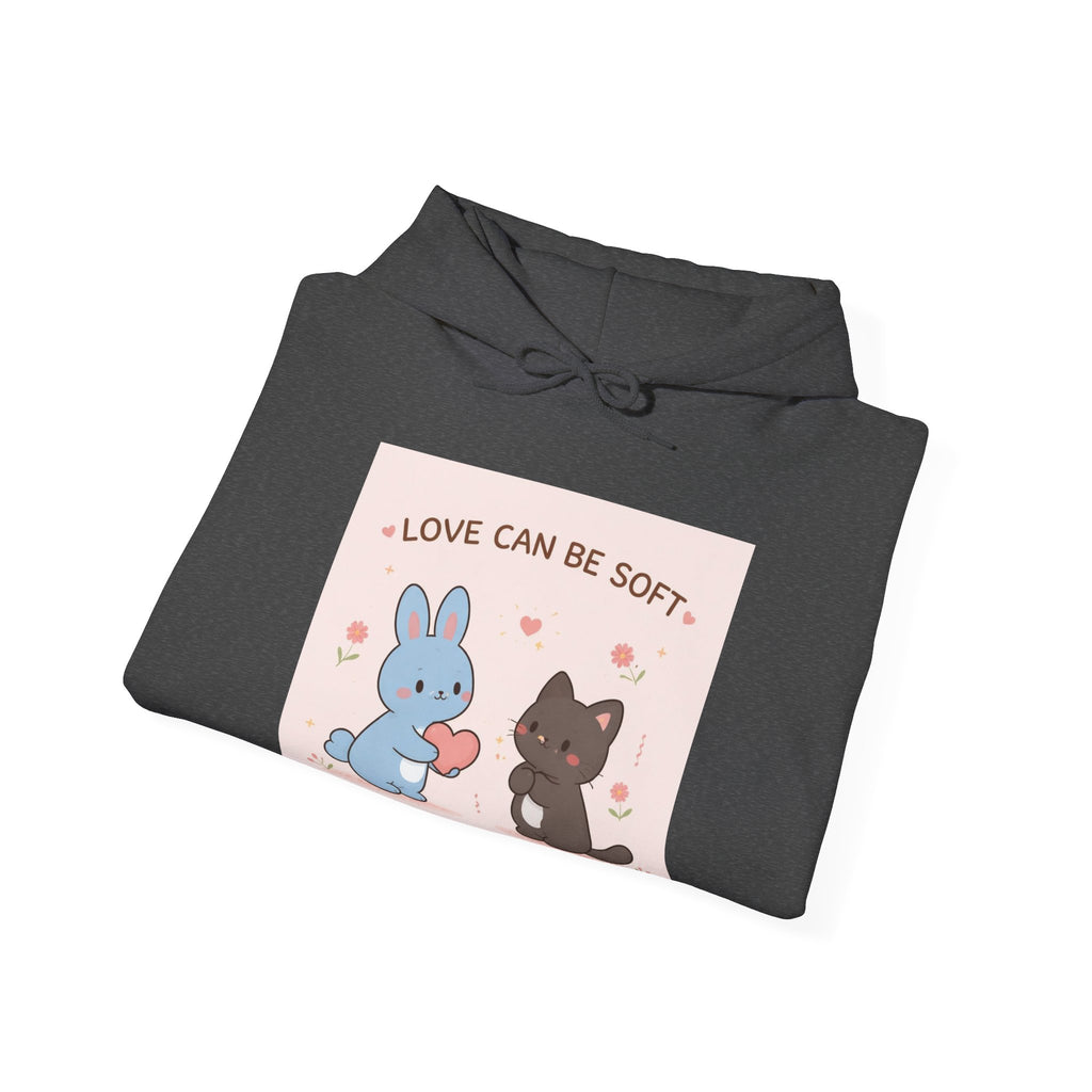 LOVE CAN BE SOFT Rabbit, cat Hoodie