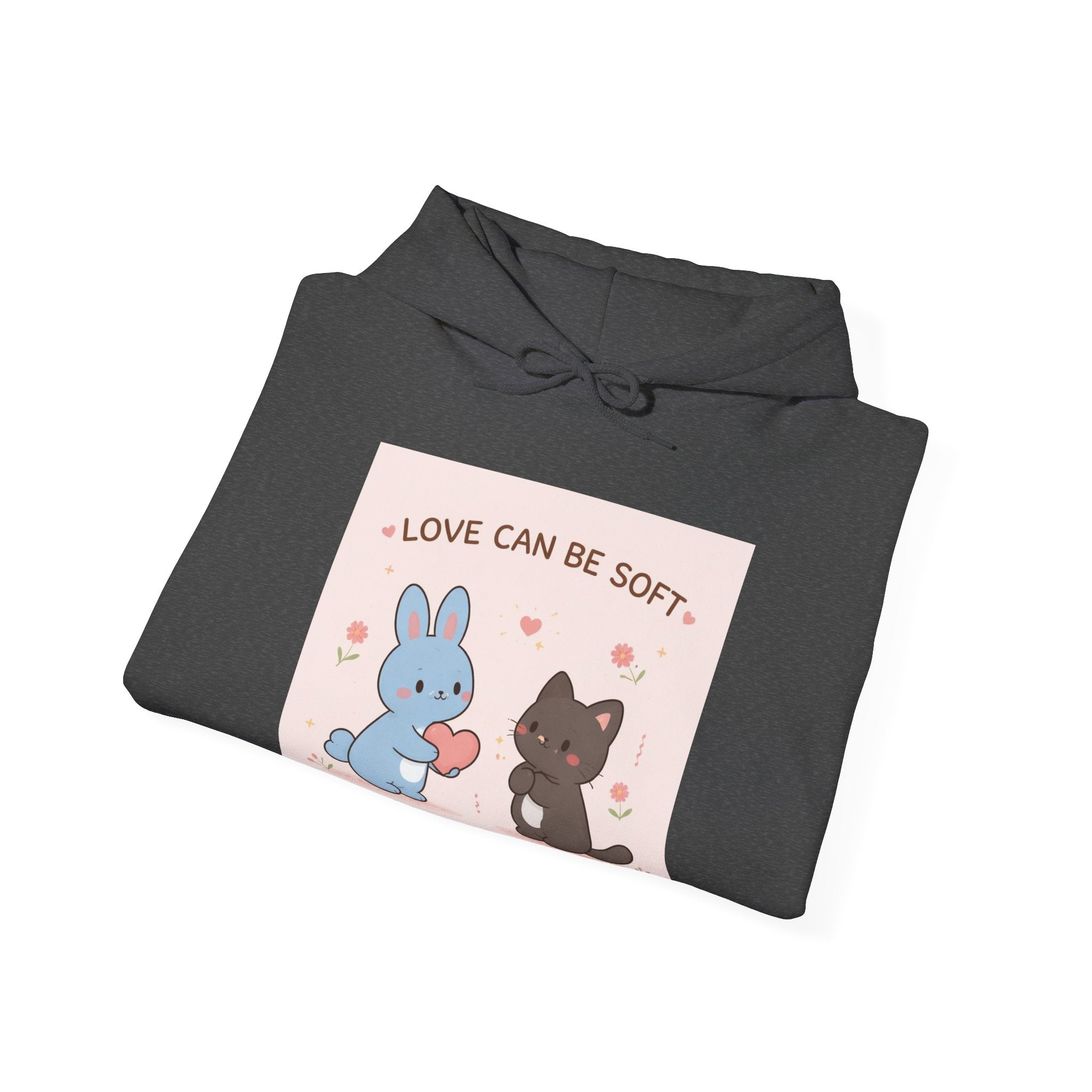 LOVE CAN BE SOFT Rabbit, cat Hoodie