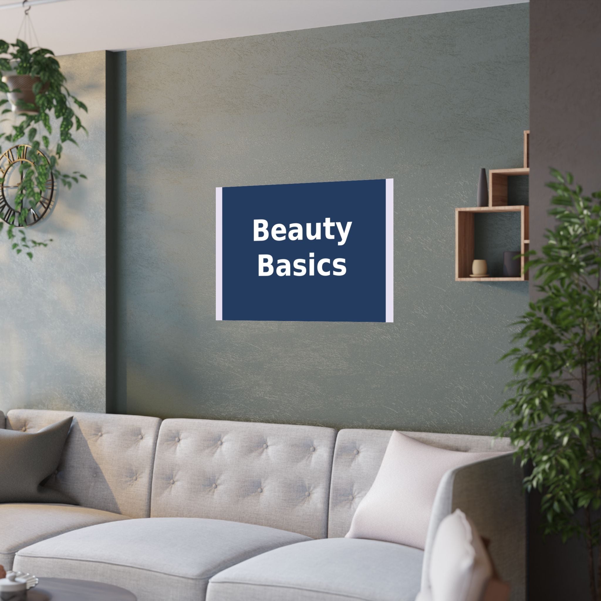 "Beauty Basics" Black Cat Poster | College Girl Gift | Fashion | KayKay Classics