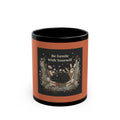 Bunny Black Mug 11oz – Be Gentle With Yourself