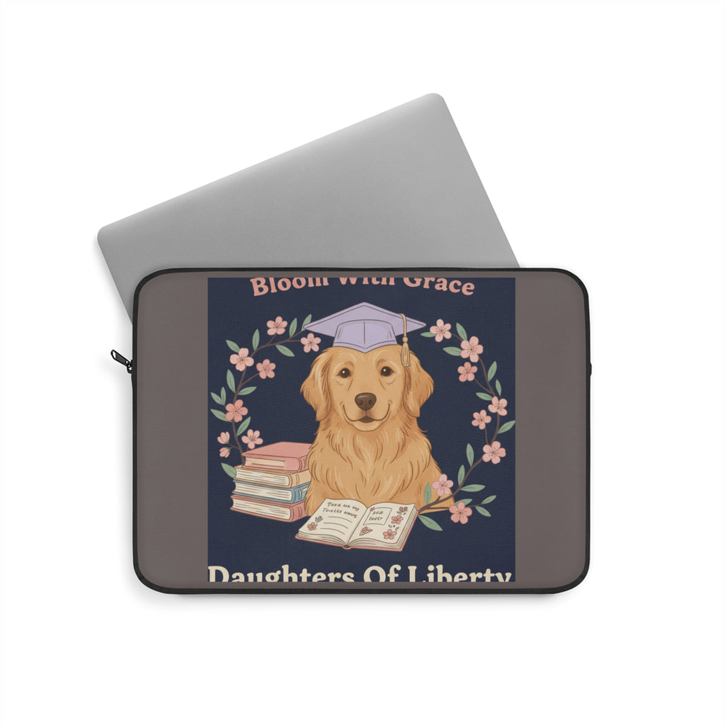 Golden Retriever Laptop Sleeve – Bloom With Grace