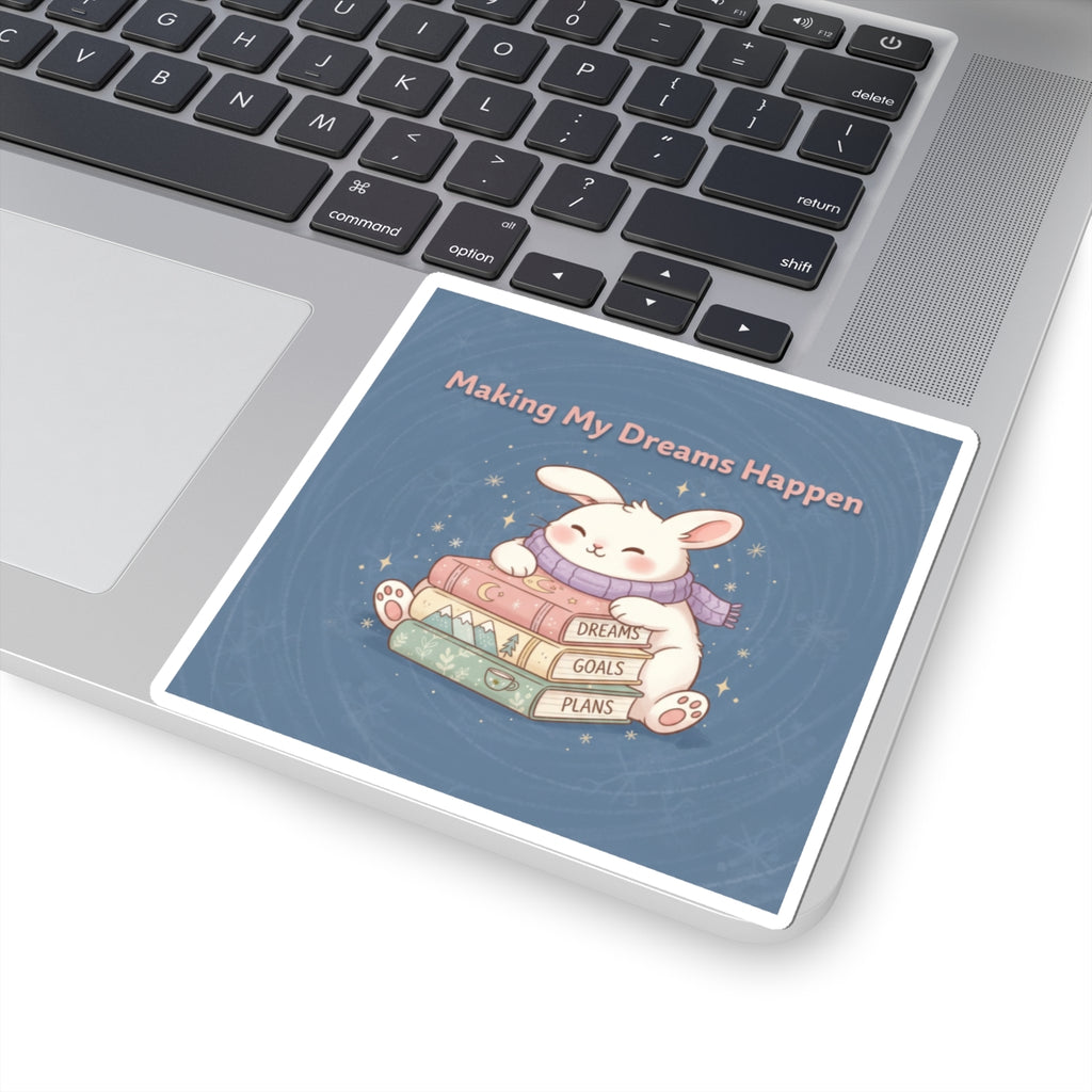 Rabbit Kiss-Cut Sticker – Making My Dreams Happen