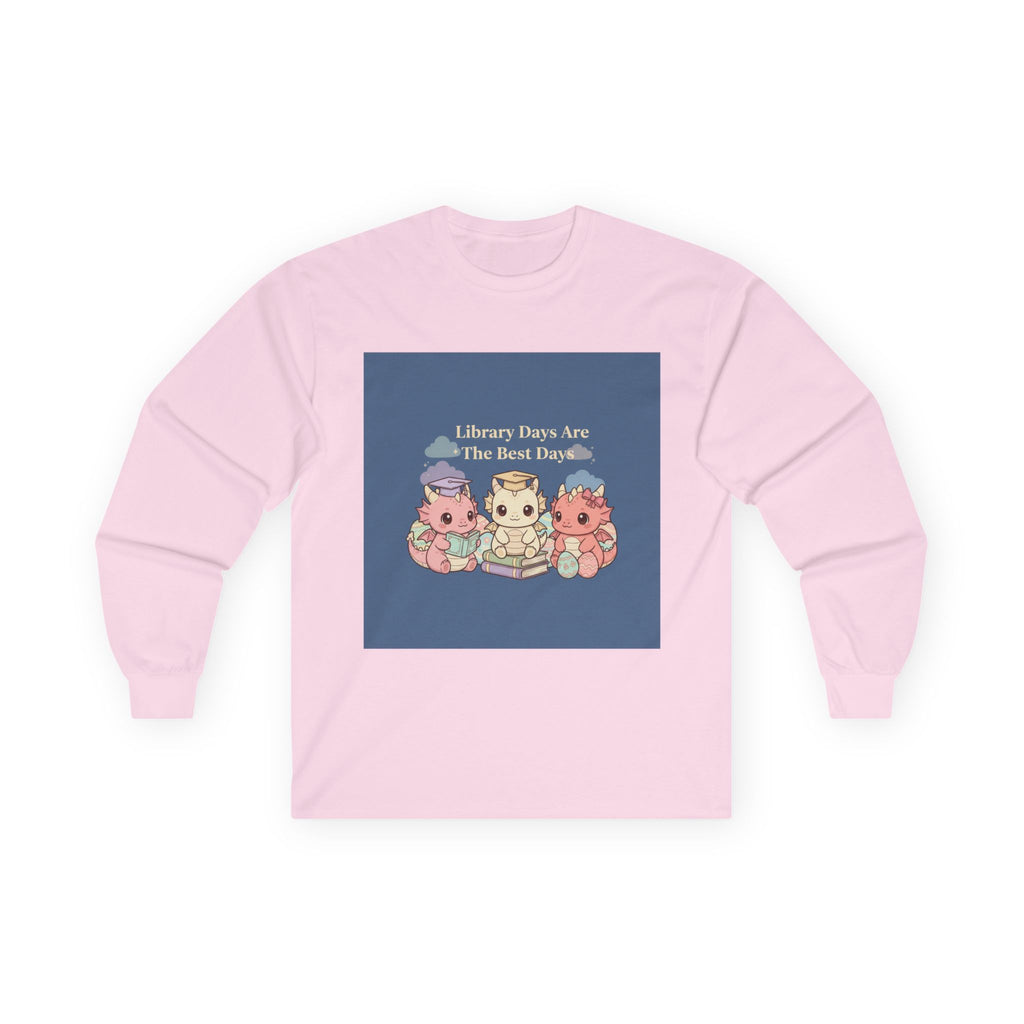 Library Days Are the Best Days Long Sleeve Tee – Home Decor