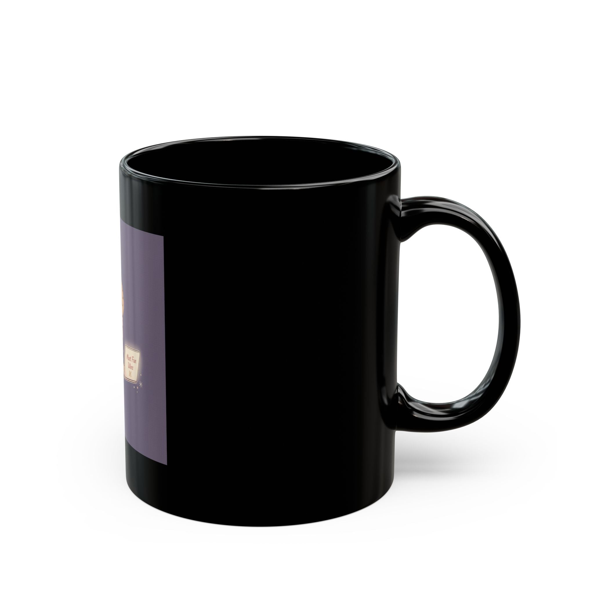 Bunny Black Mug 11oz – Most Fun Wins