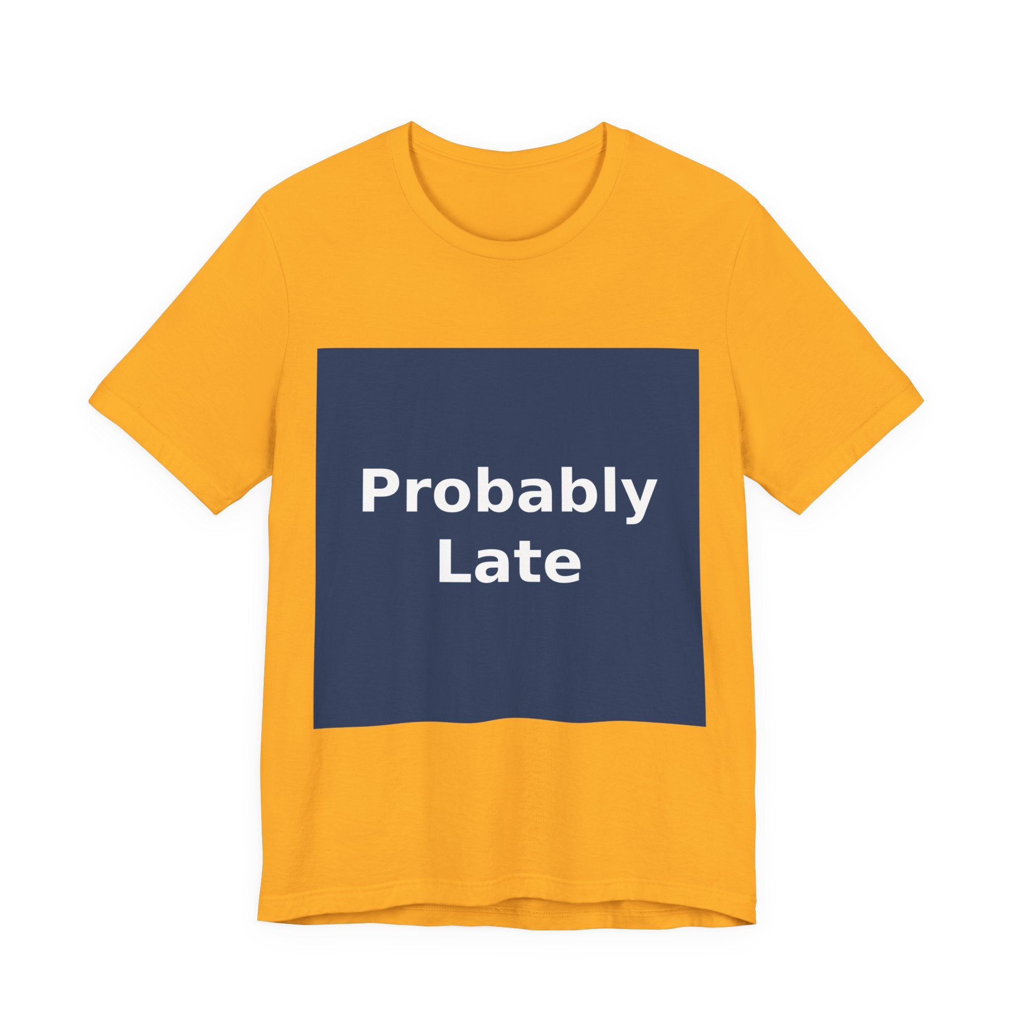 "Probably Late" Black Cat Women Tee | College Girl Gift | Fashion | KayKay Classics