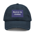 "Nunca te rindas" Black Cat Dad Hat | College Girl Gift | Fashion | KayKay Classics