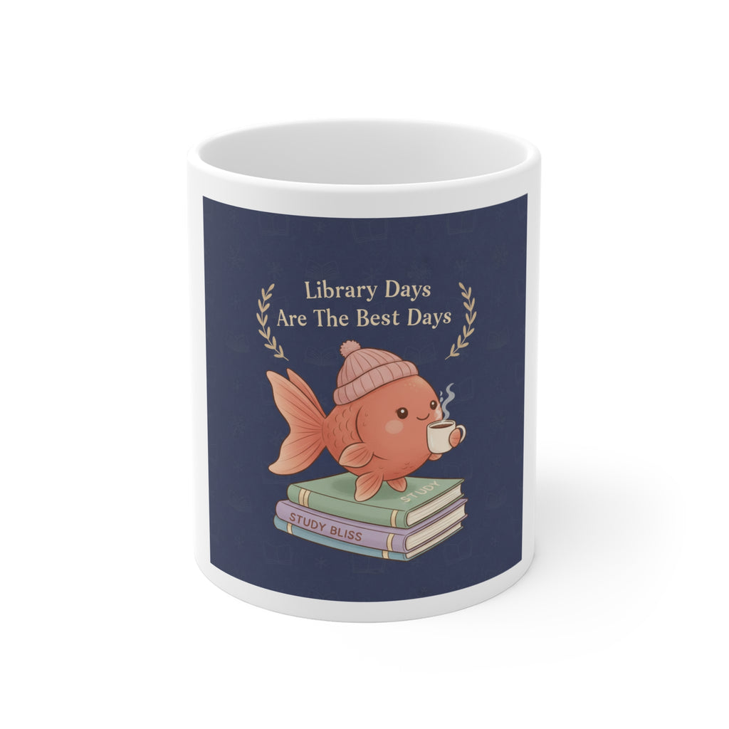 Bear Mug 11oz – Library Days Are the Best Days