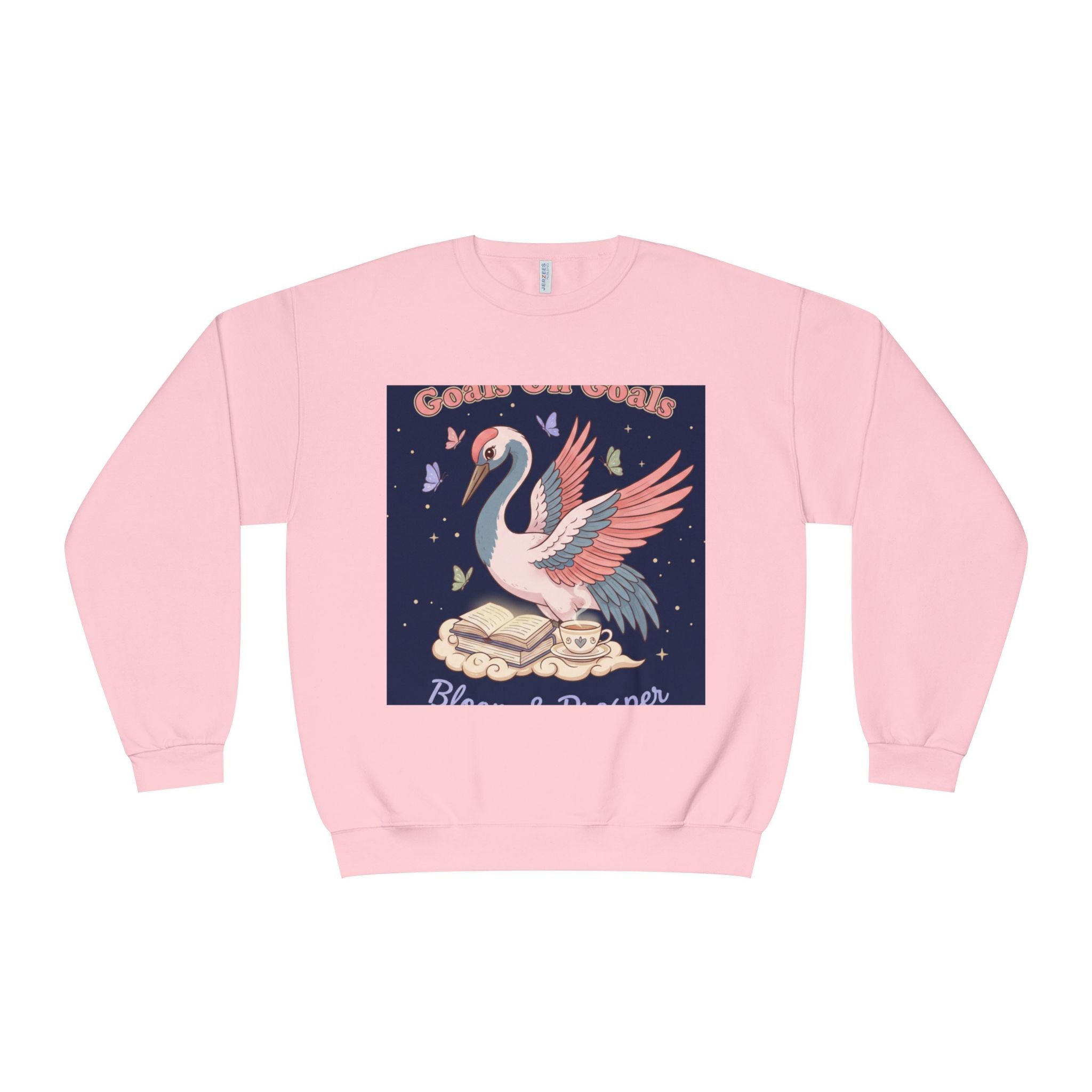 Crane Crewneck Sweatshirt – Goals on Goals Bloom Prosper