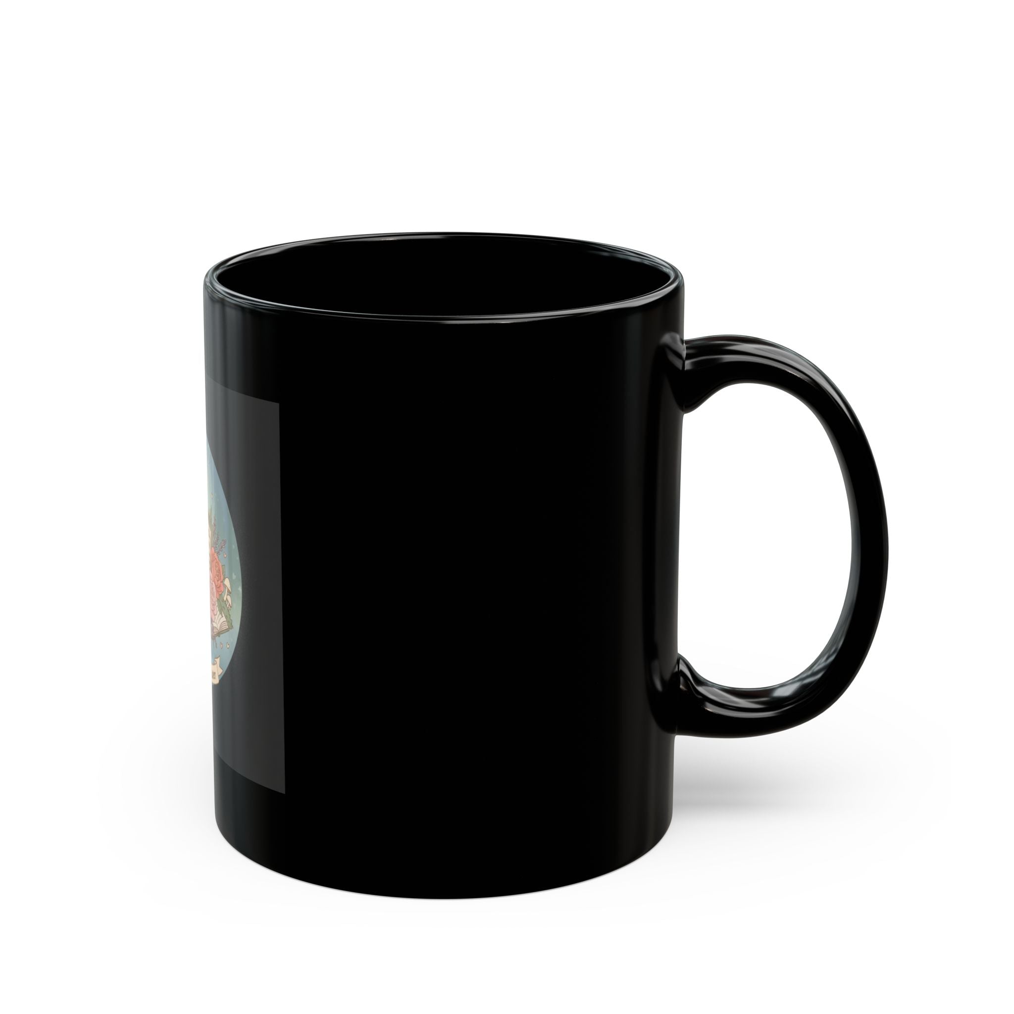 Study Now, Slay Later Black Mug 11oz