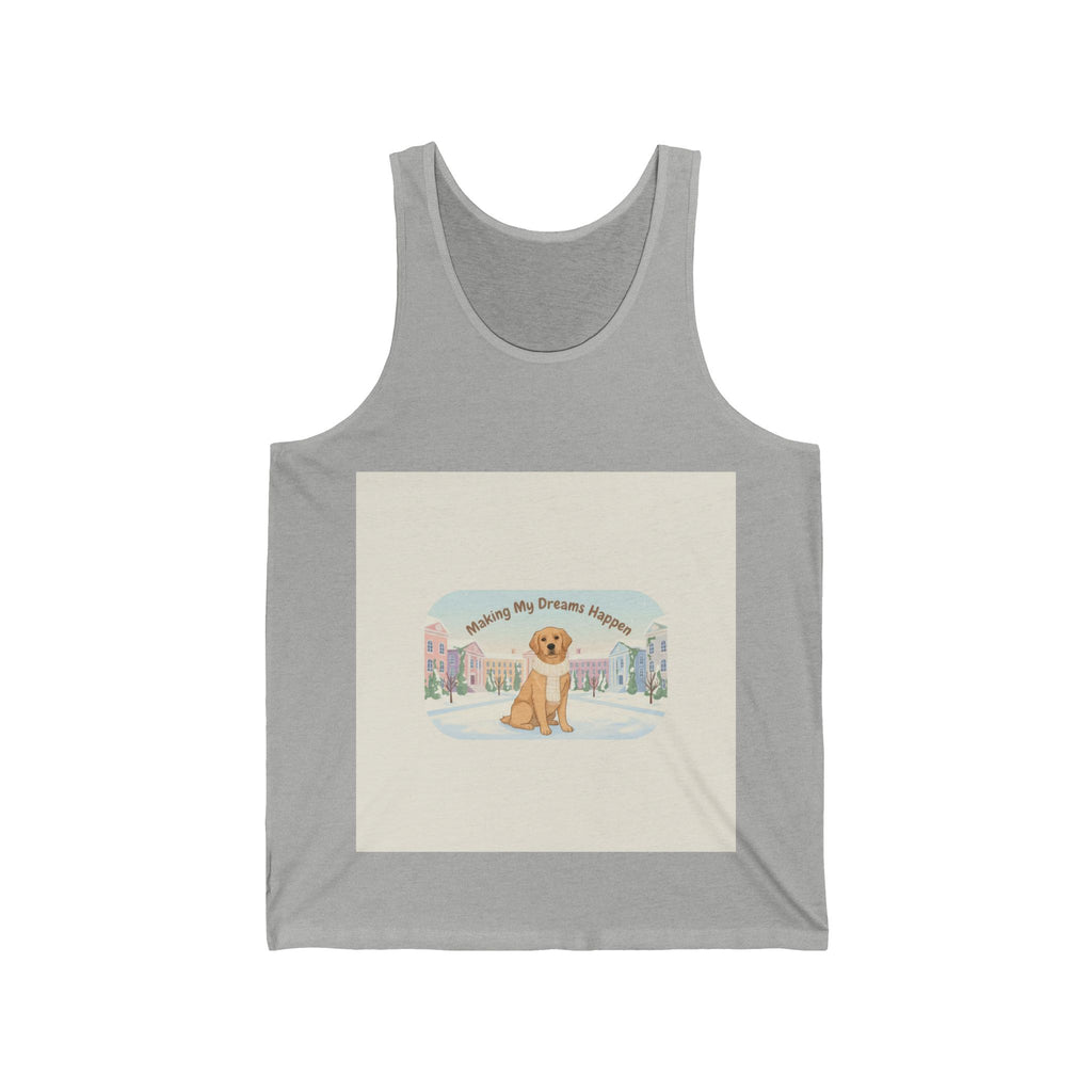 Making My Dreams Happen Dog Tank Top